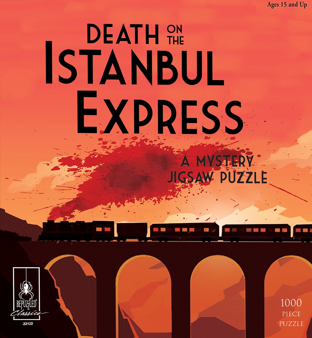 Jigsaw Puzzle 1000Pieces 23"X29"-Death On The Istanbul Express
